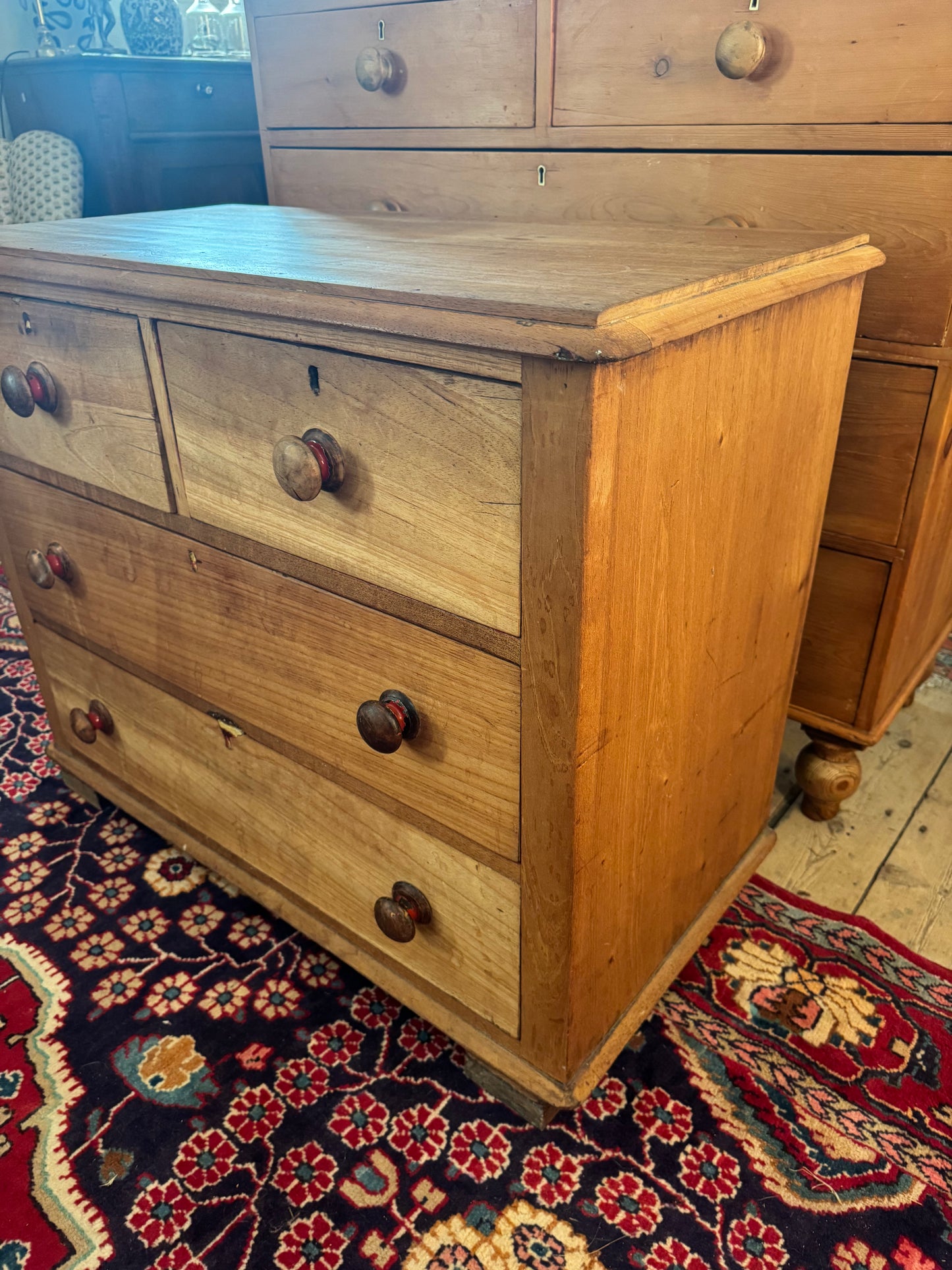 Beautiful antique pine chest of drawers