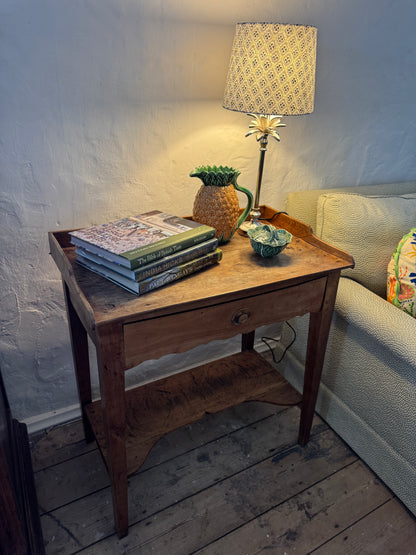 Antique oak side table