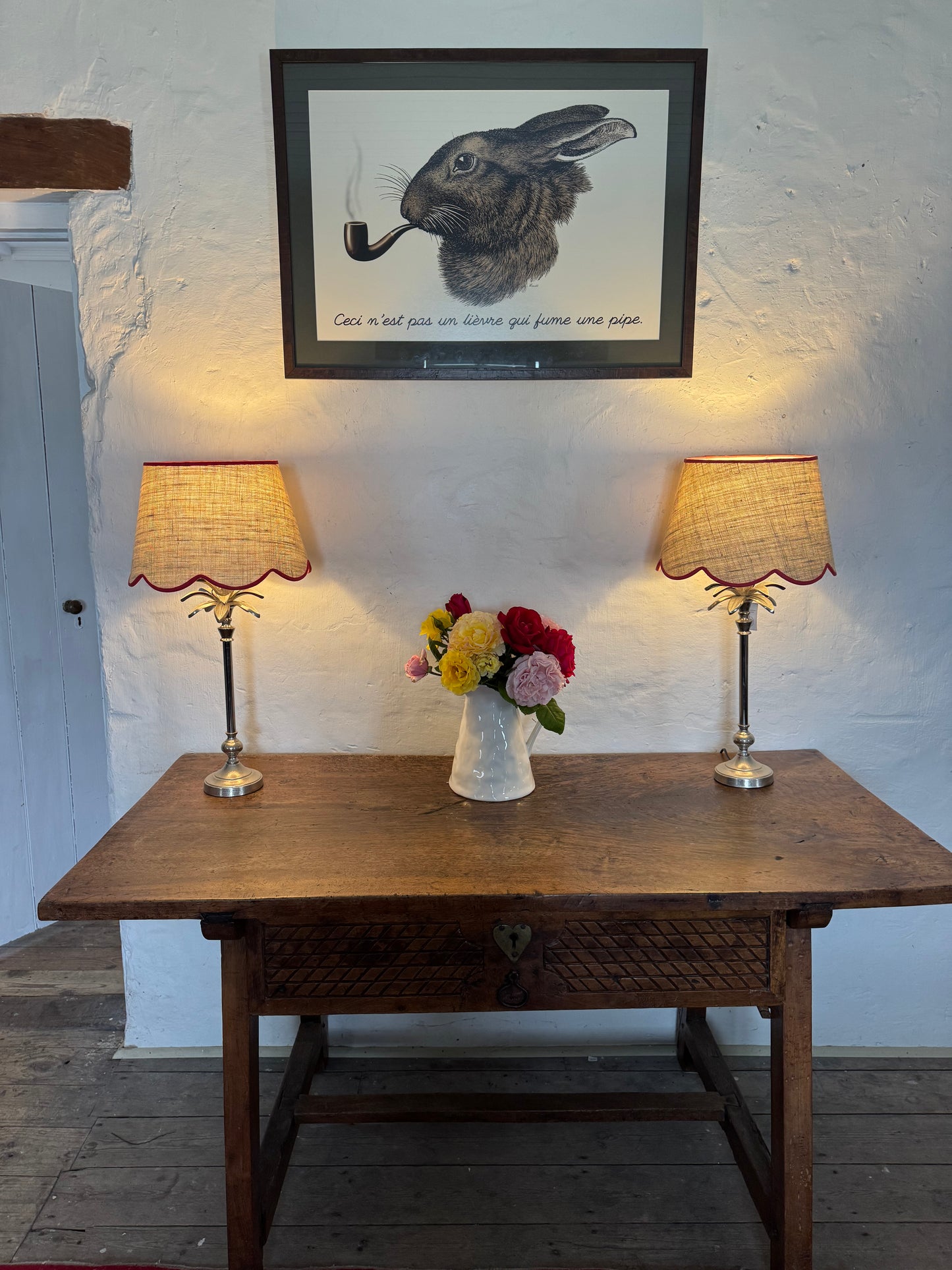 Antique Spanish walnut table 18th century