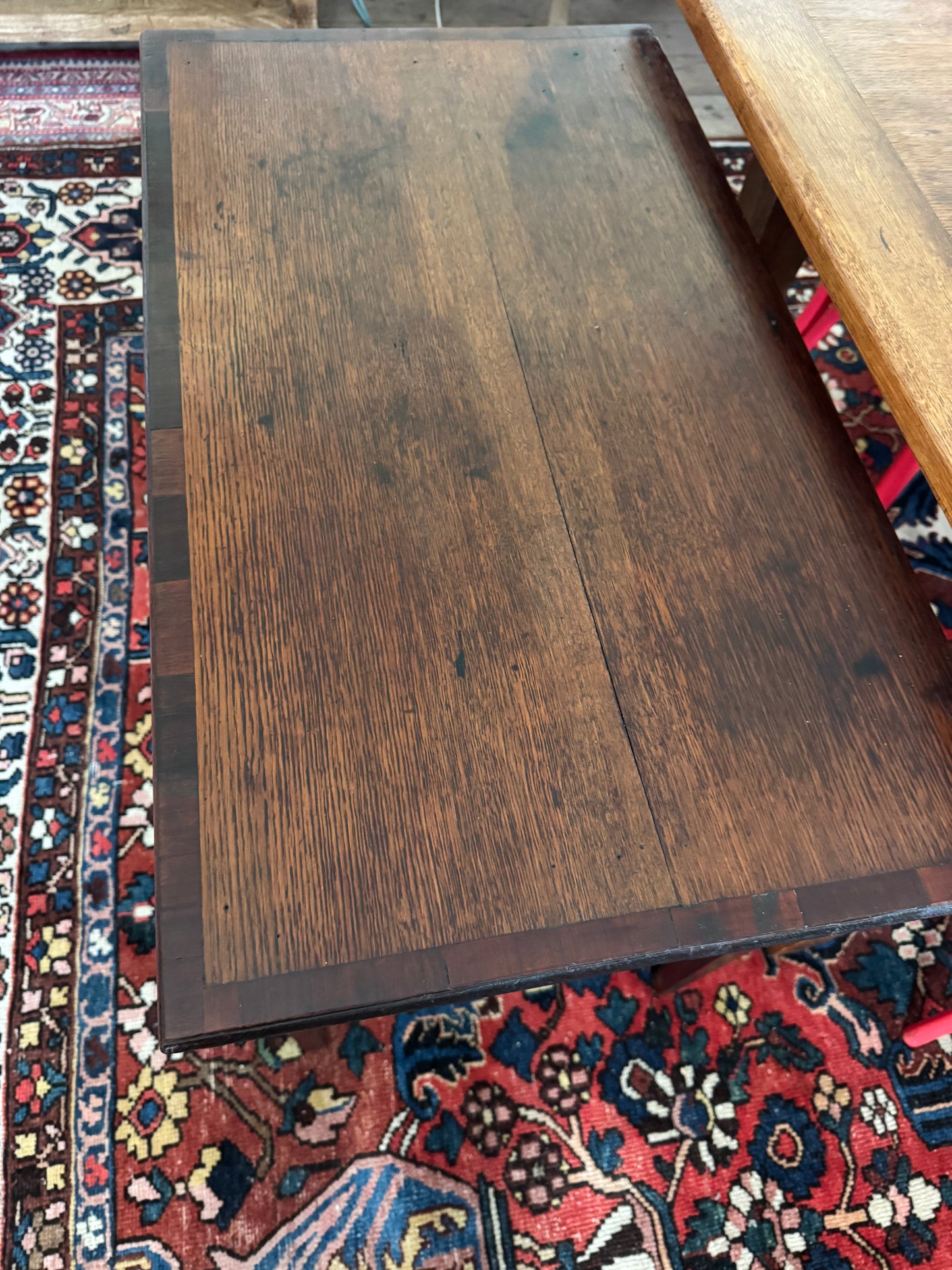 Georgian oak side table
