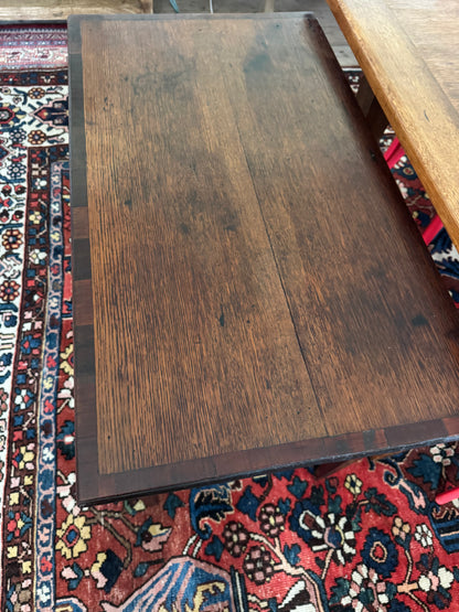 Georgian oak side table