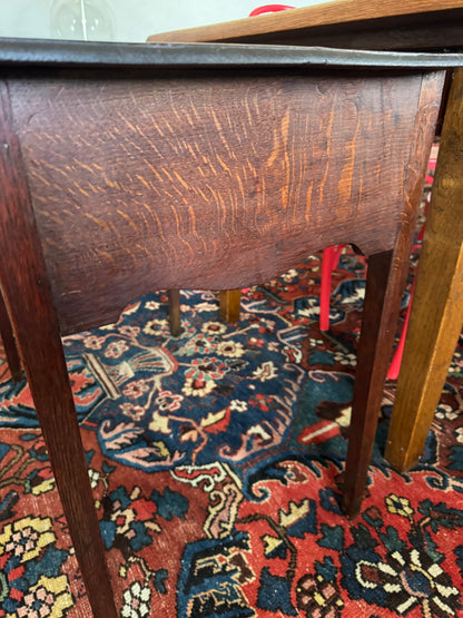 Georgian oak side table