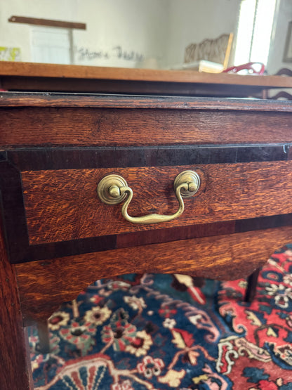 Georgian oak side table