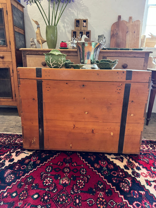 Enormous old pine trunk