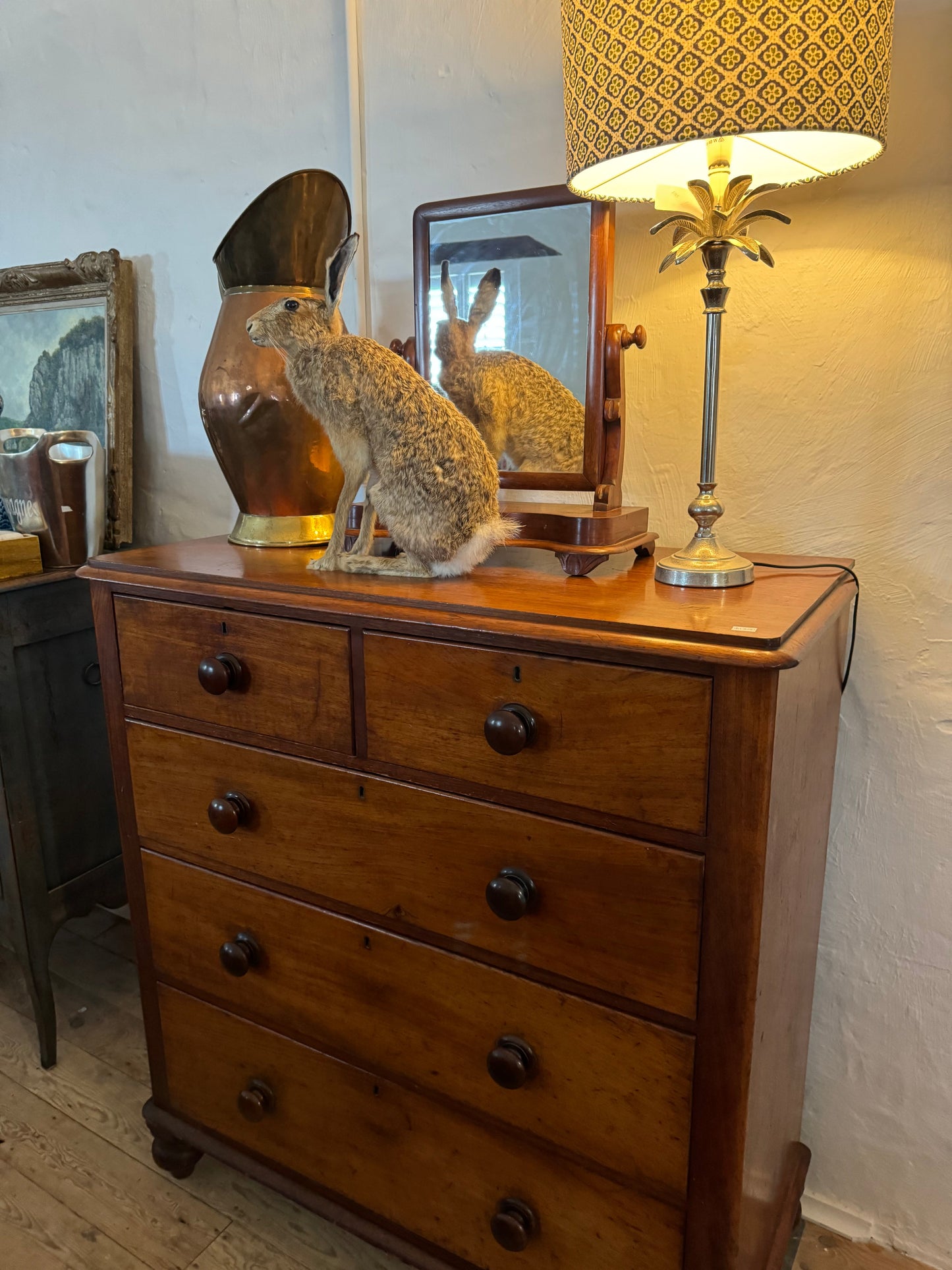 Huge cedar chest of six drawers