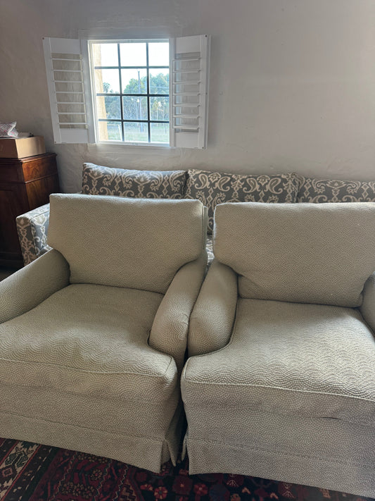 Pair of stunning designer armchairs