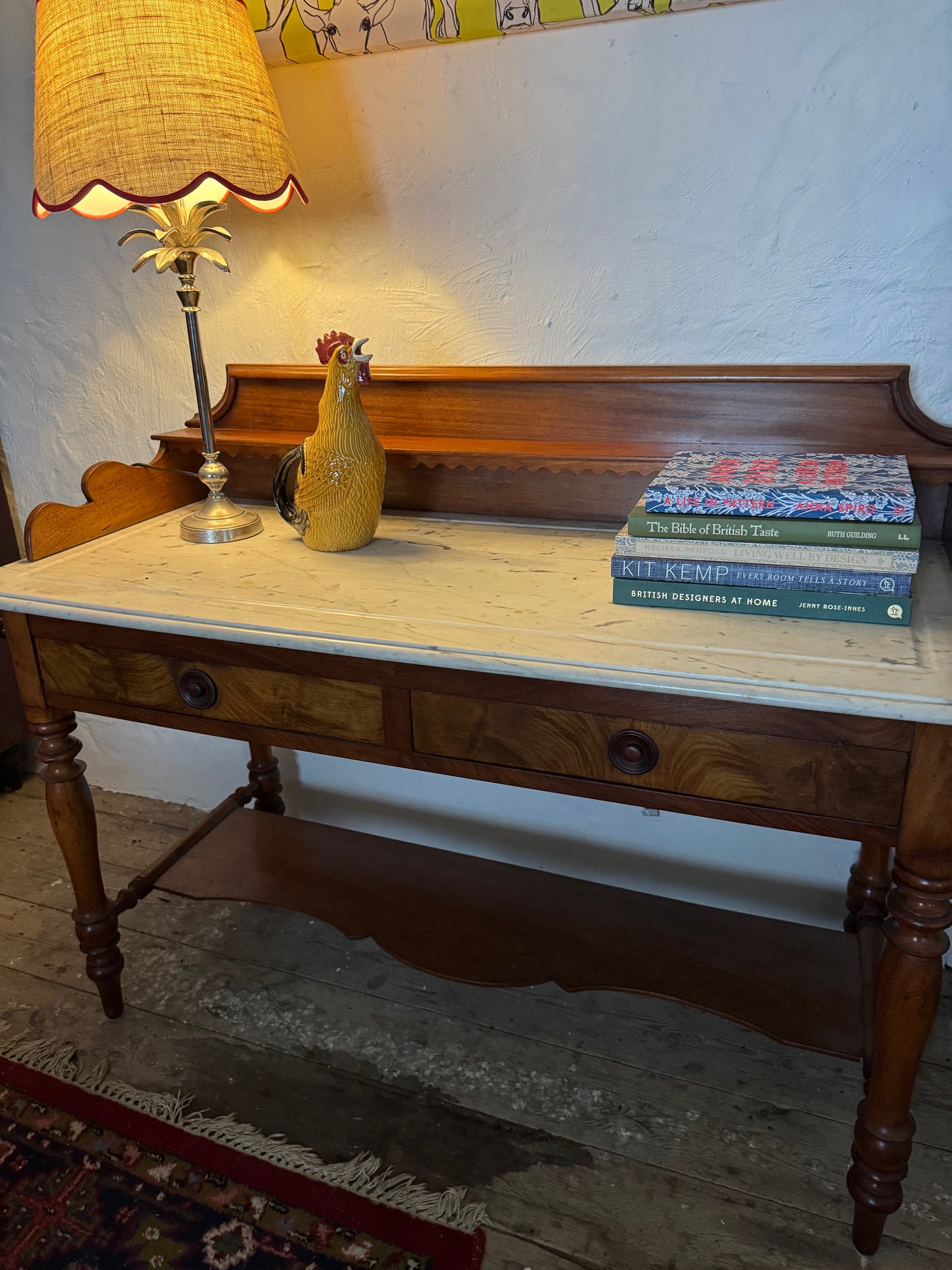 French marble topped wash stand