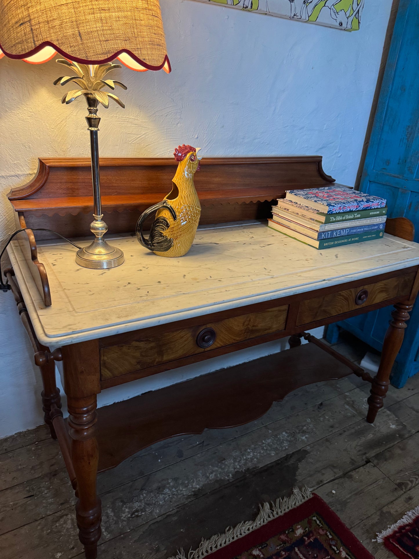 French marble topped wash stand