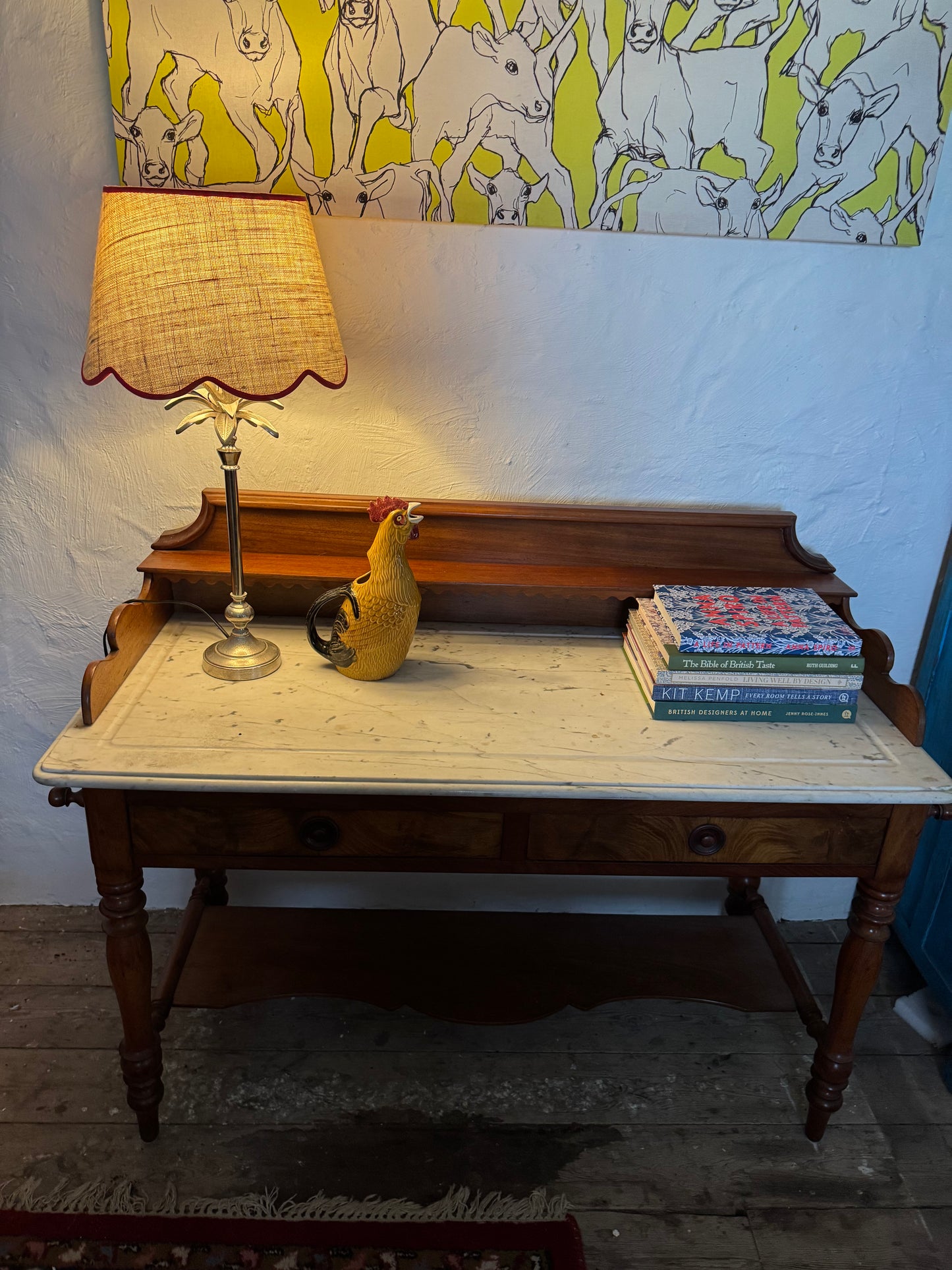 French marble topped wash stand