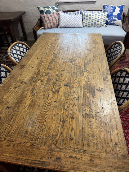 American Oak farmhouse table