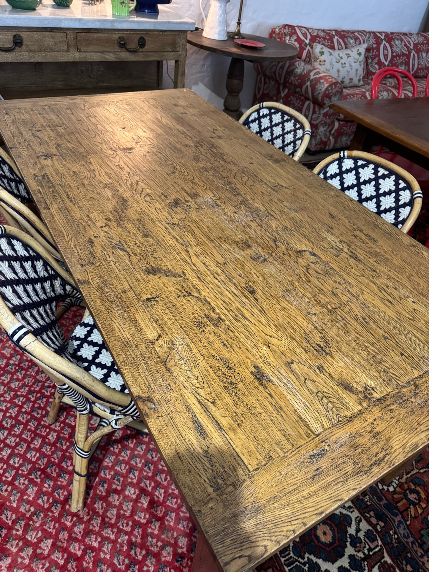American Oak farmhouse table