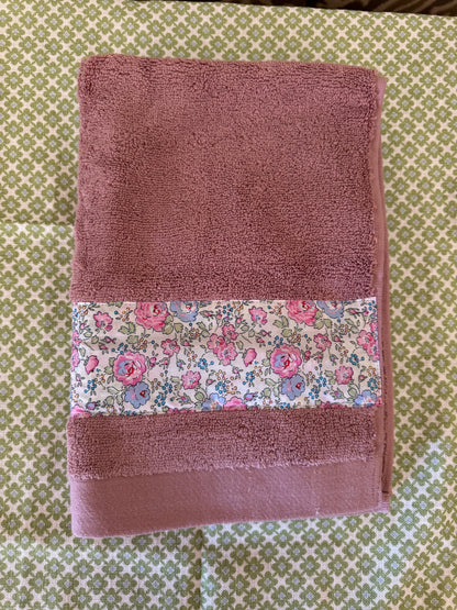 Liberty hand towel pink with Felicitè