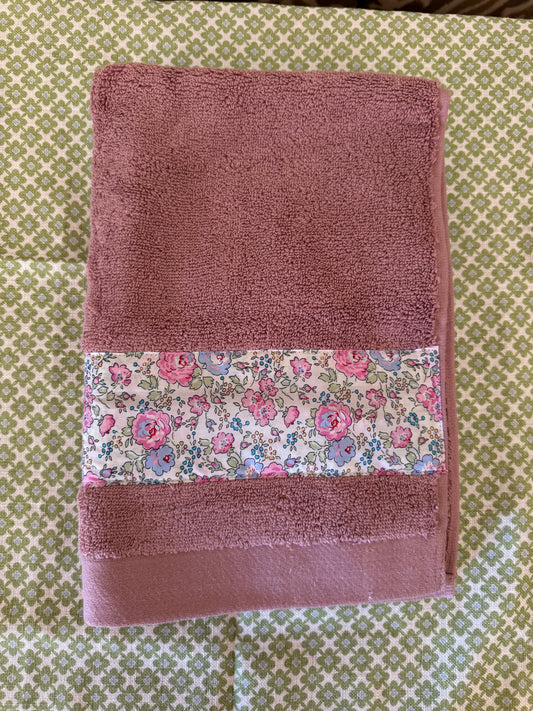 Liberty hand towel pink with Felicitè