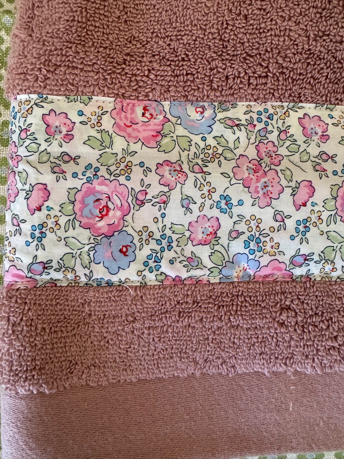 Liberty hand towel pink with Felicitè