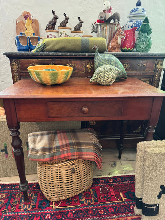 Antique cedar table