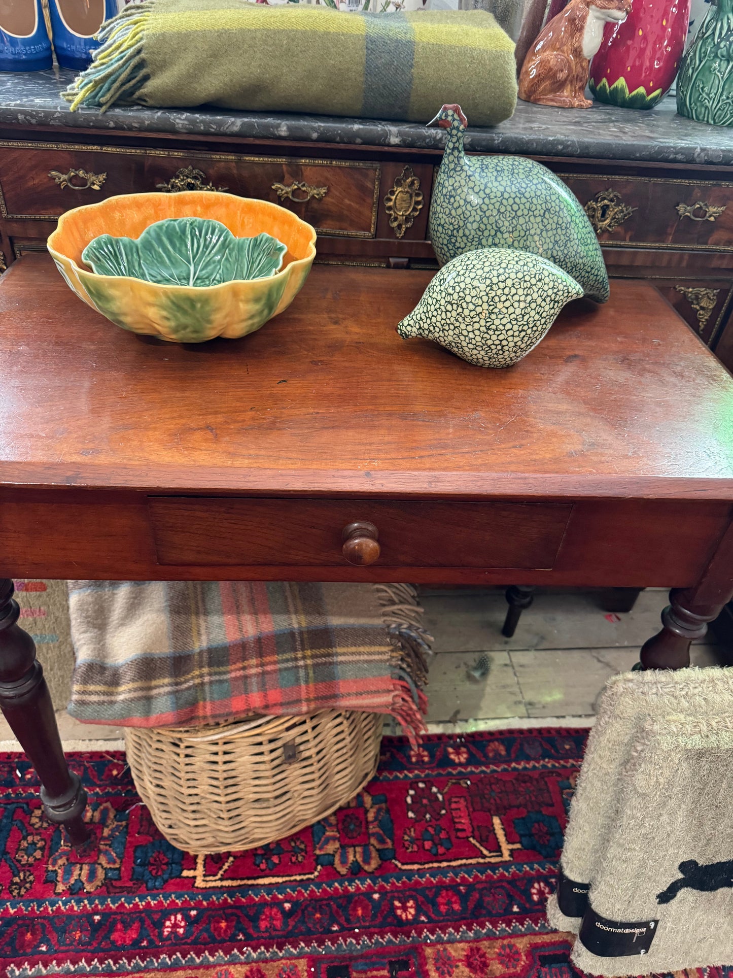 Antique cedar table