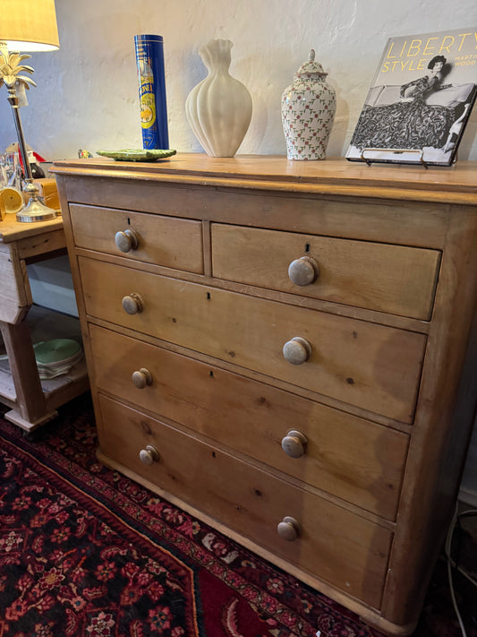 Antique pine drawers imported from England