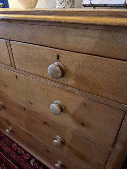 Antique pine drawers imported from England