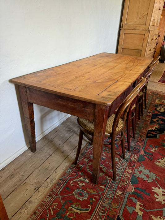 French fruitwood table