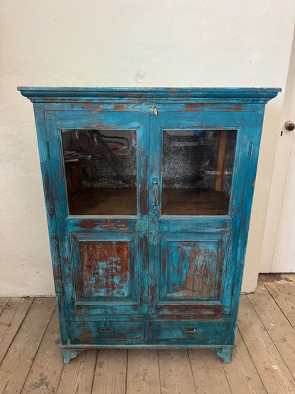 Blue vintage cabinet