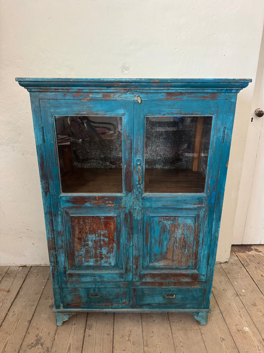 Blue vintage cabinet