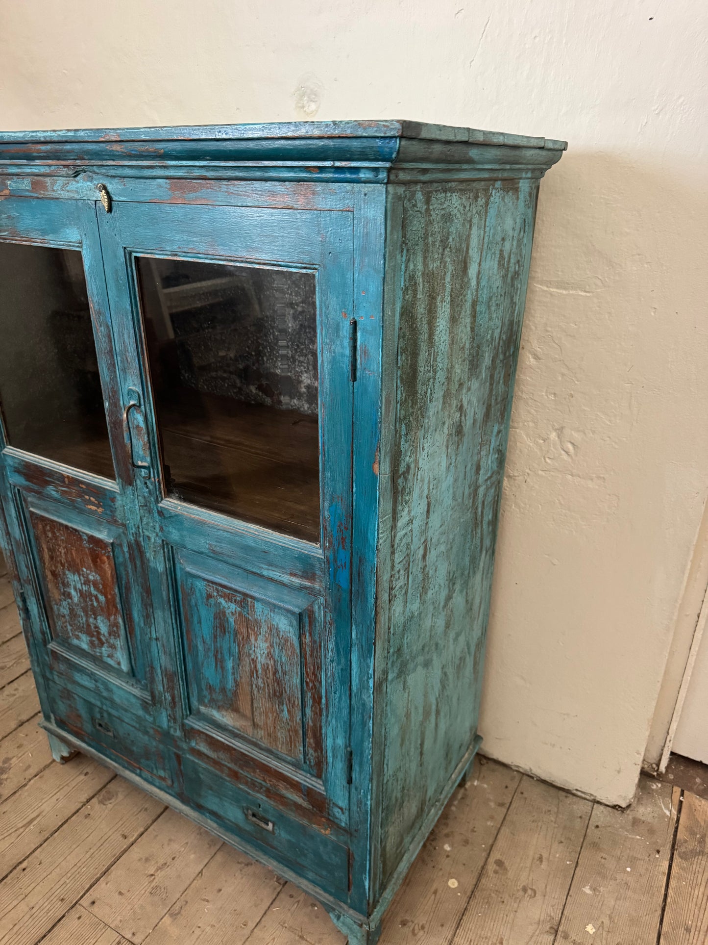 Blue vintage cabinet