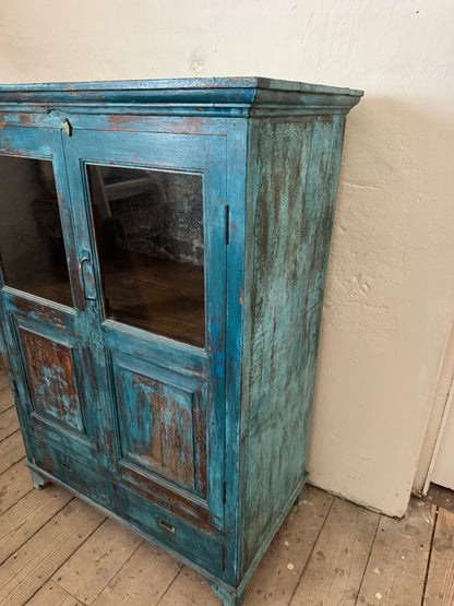 Blue vintage cabinet