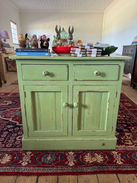 Vintage green cabinet