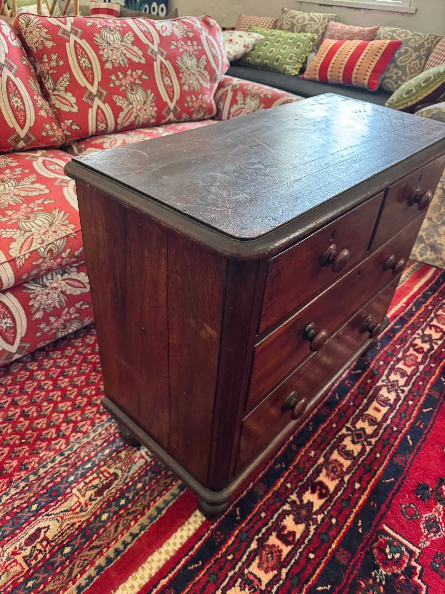 Antique cedar chest of drawers
