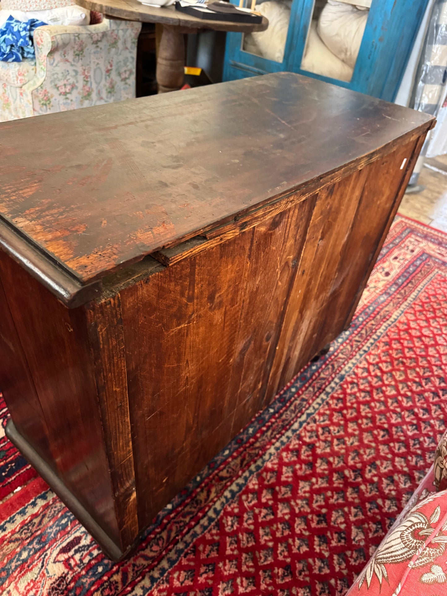 Antique cedar chest of drawers