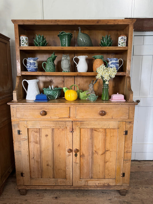 Majestic antique pine dresser