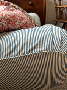 Classic pin striped armchair