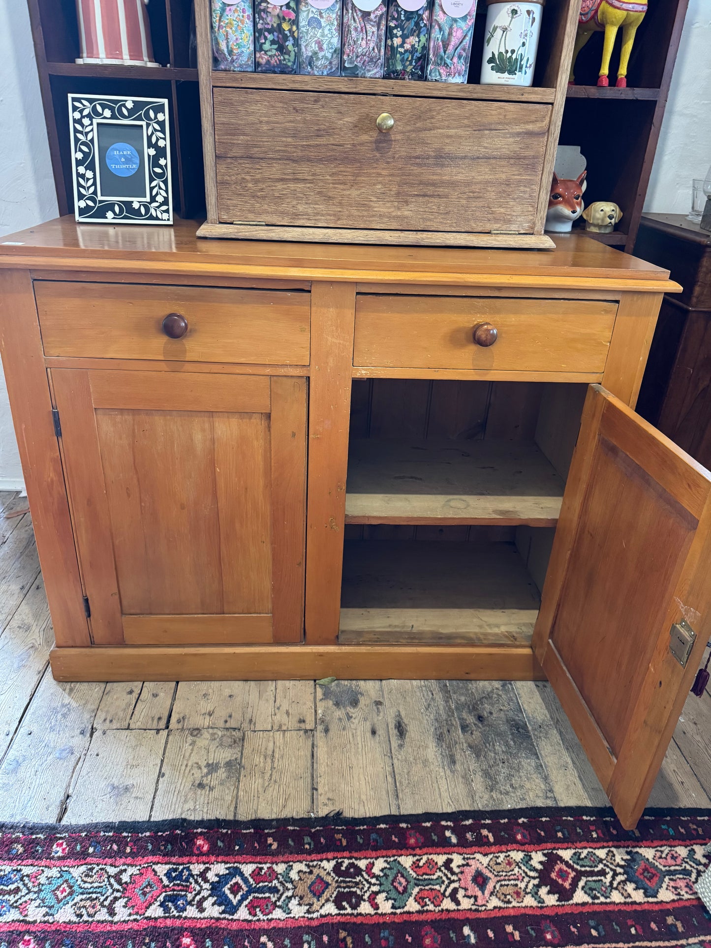 Antique pine cabinet