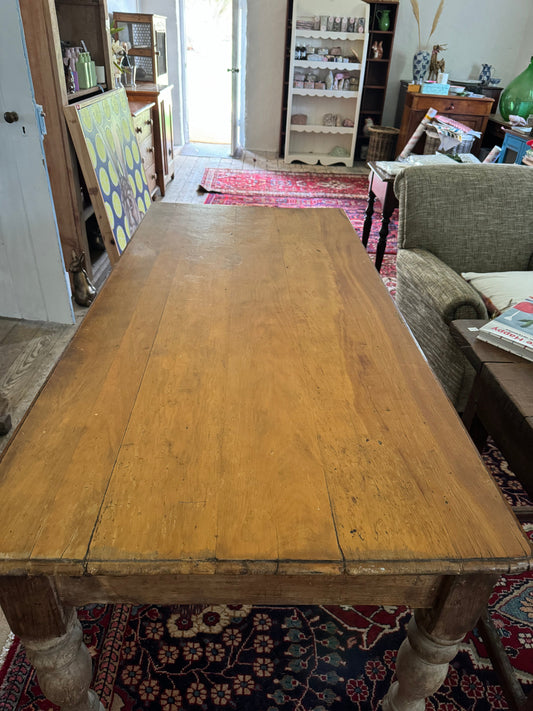Old Australian farmhouse table