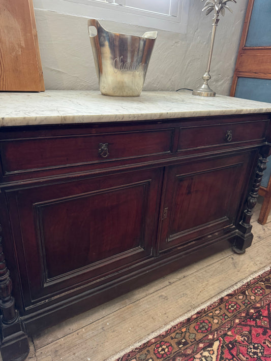 French marble topped buffet