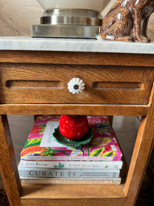 French oak bedside