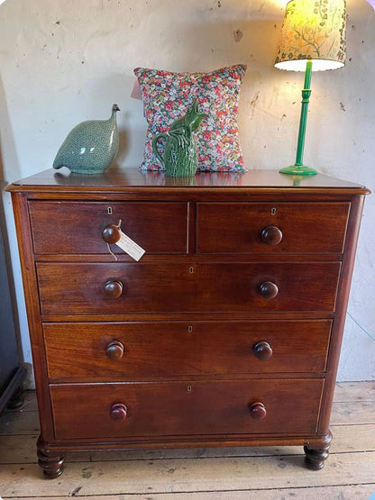 Australian cedar chest of 5 drawers
