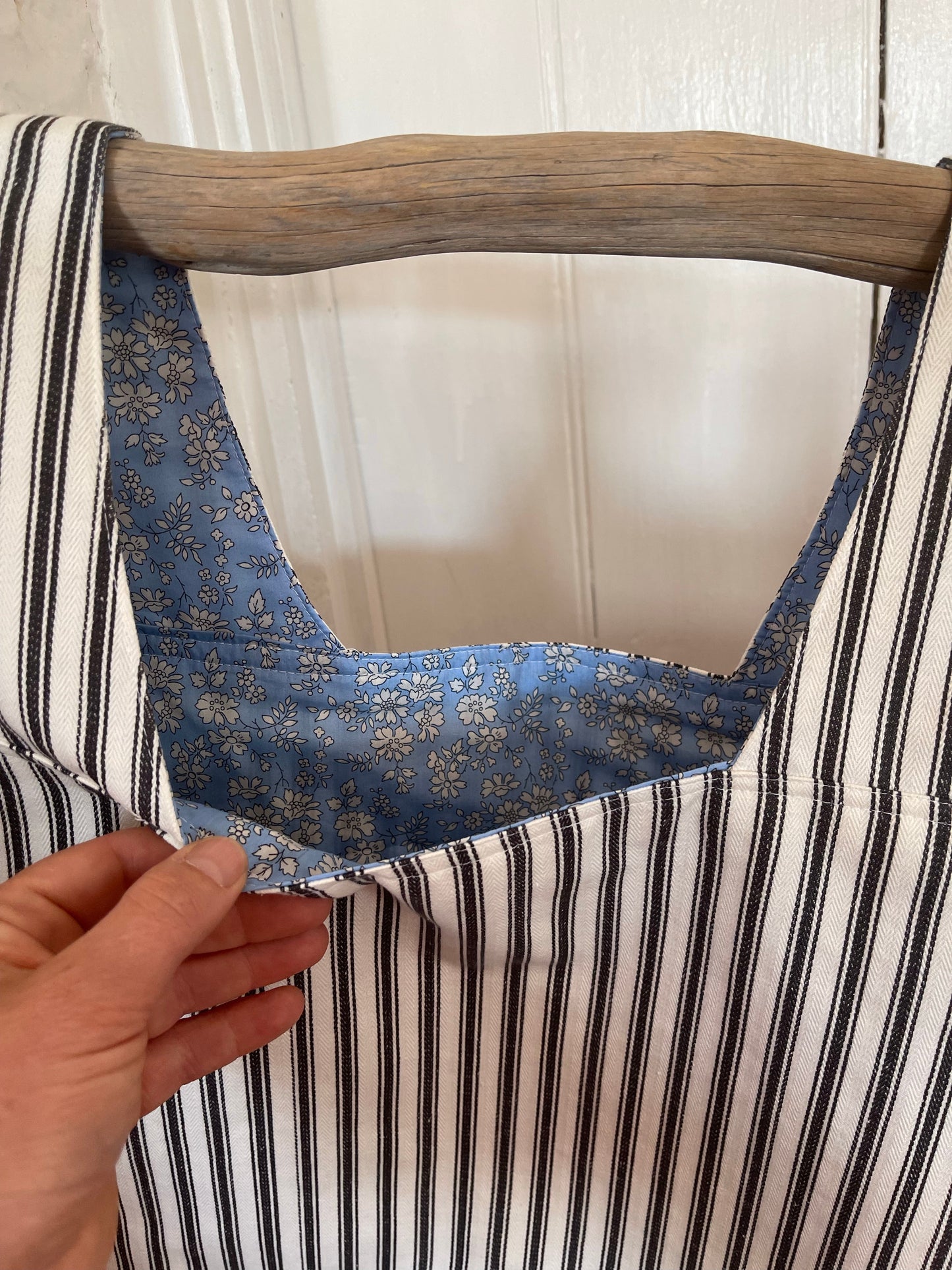 Ticking & Liberty tote bags