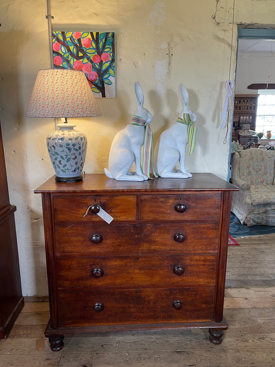 Cedar chest of drawers with fabulous patina