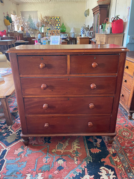 Australian cedar chest of drawers