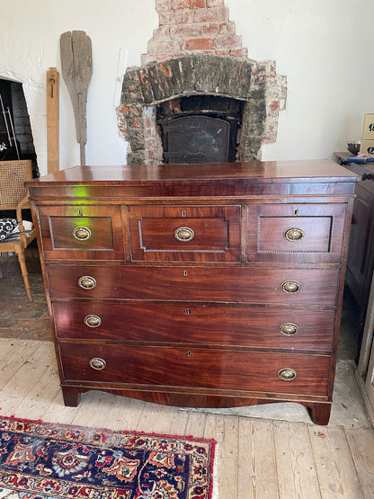 Antique Georgian Mahogany Chest of drawers