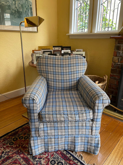 Vintage tartan chair