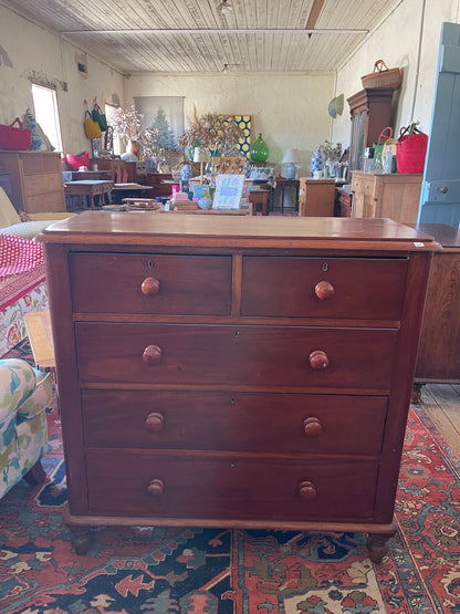 Australian cedar chest of drawers