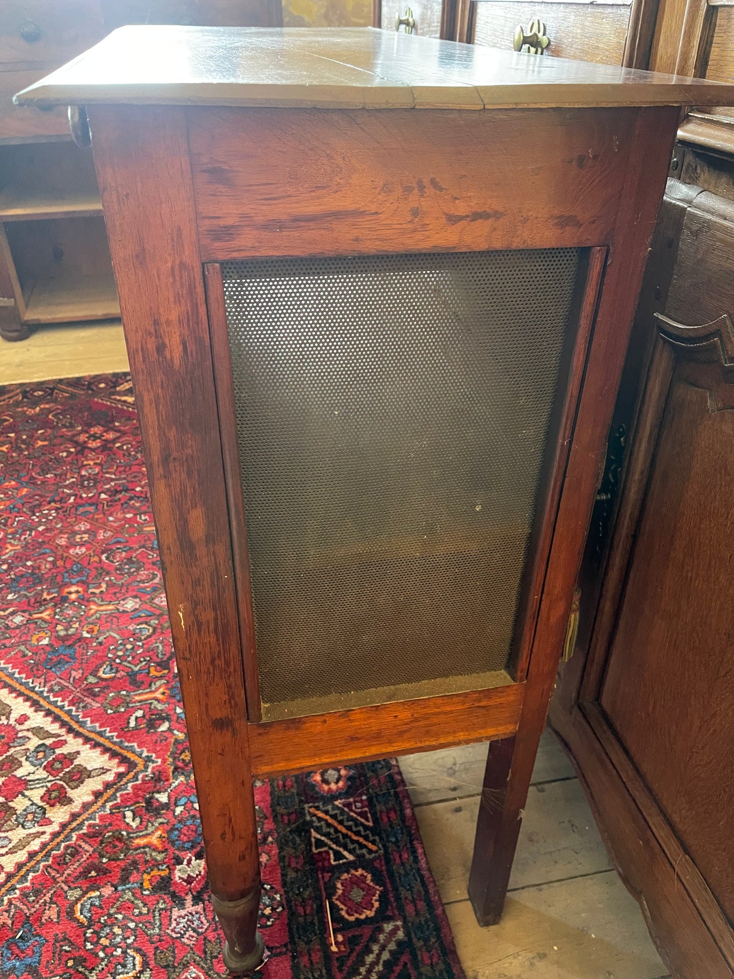 Antique cedar meat safe