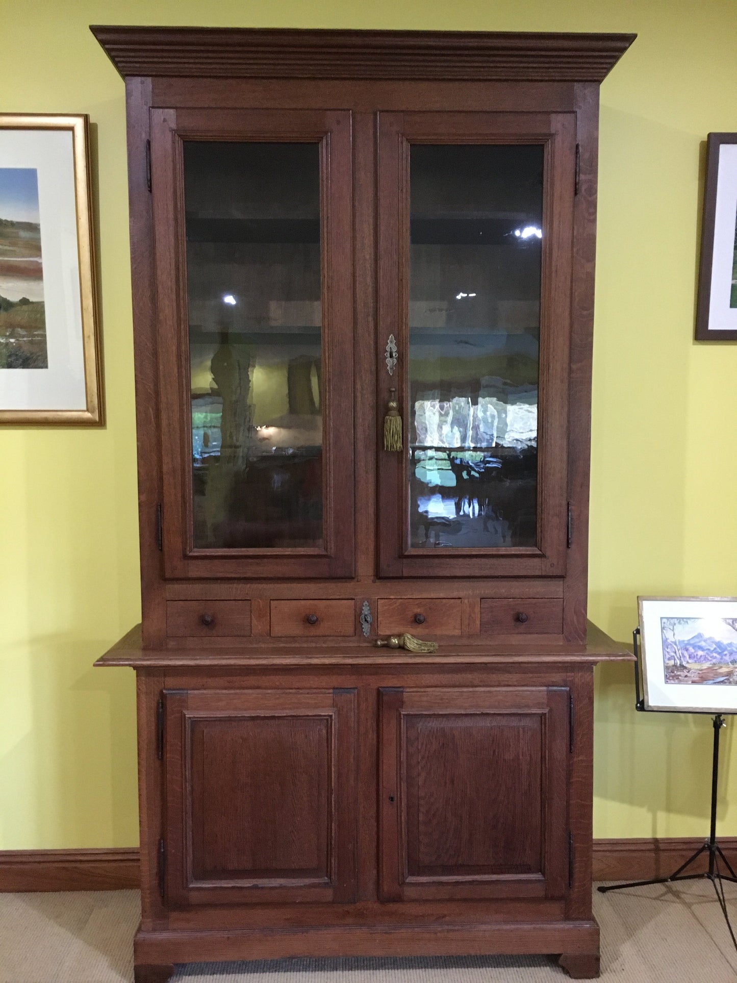Antique French Oak Bookcase