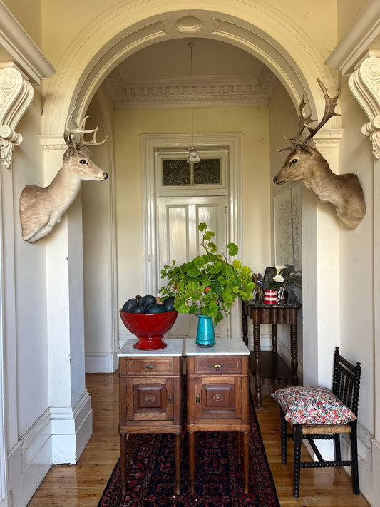 French antique bedside tables