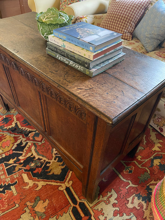 18th Century English oak coffer