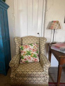 French style wingback chair