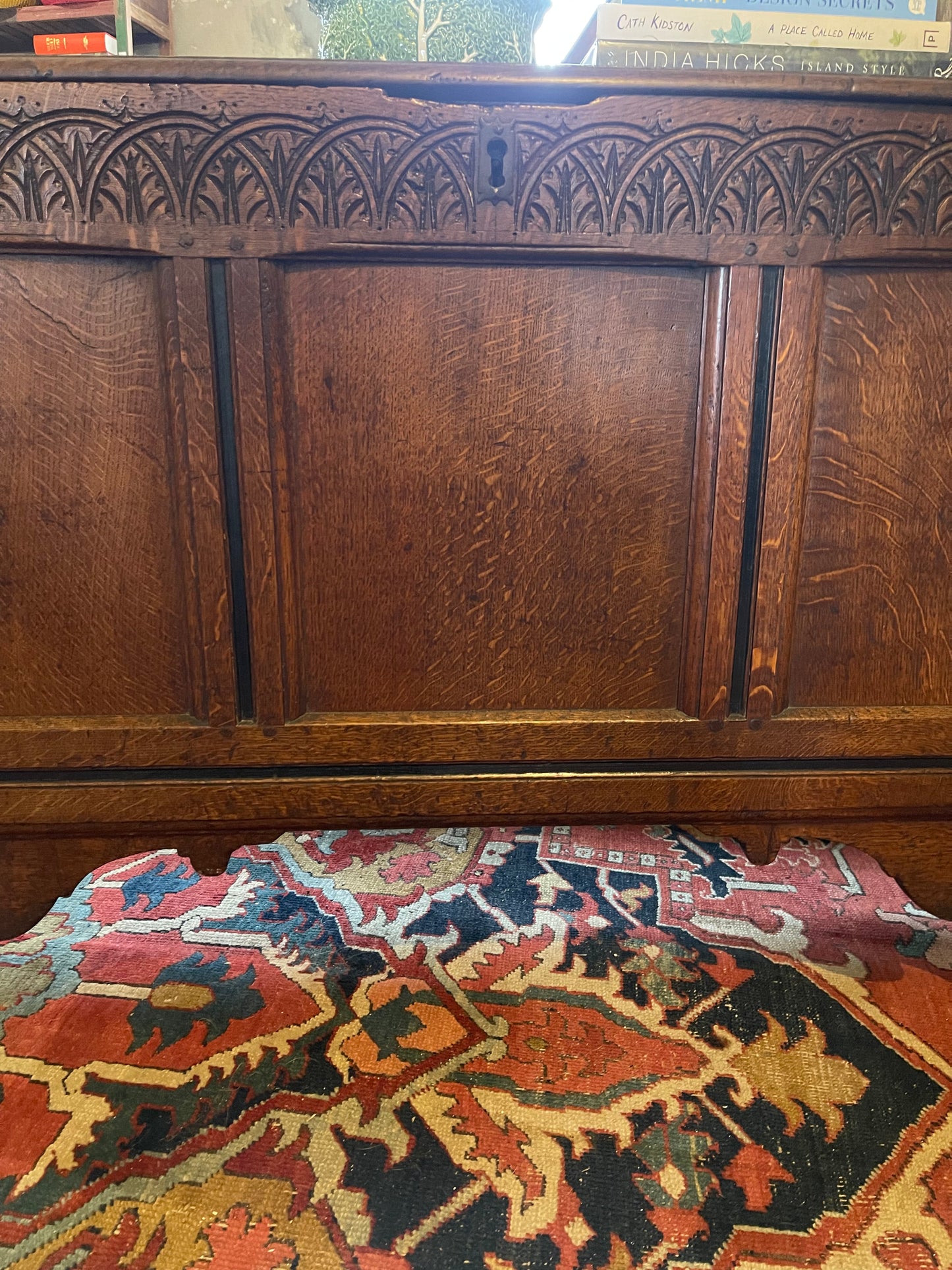 18th Century English oak coffer