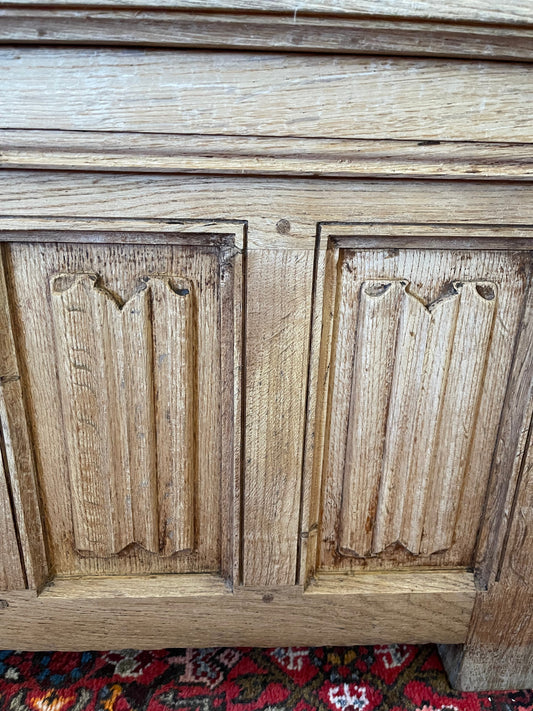 French oak chest